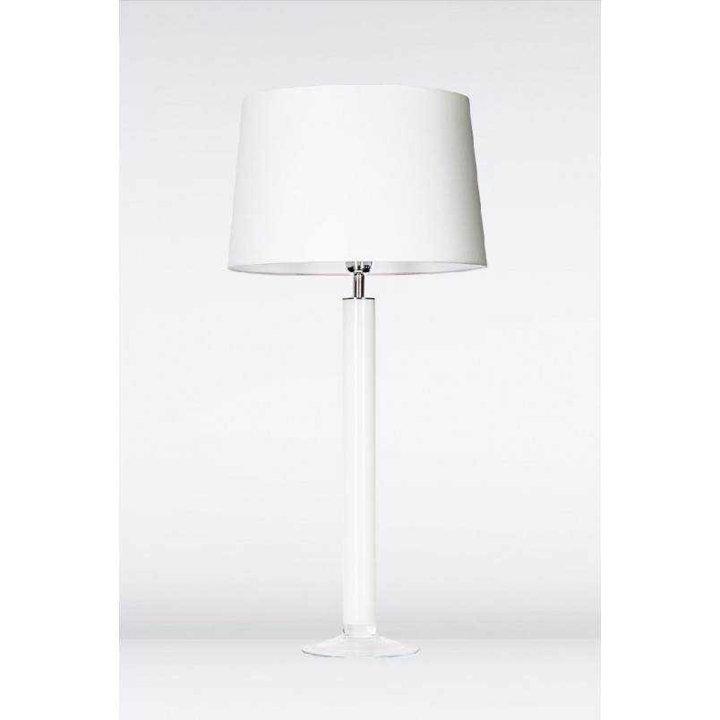 Lampa stołowa szklana Fjord White 4Concept | Eleganckie oświetlenie