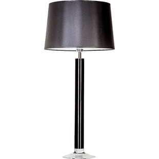 Lampa stołowa Fjord Black 4Concept | Elegancka lampa szklana