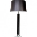 Lampa stołowa Fjord Black 4Concept | Elegancka lampa szklana