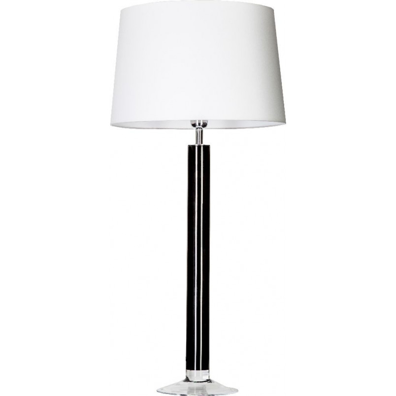 Lampa stołowa szklana Fjord Black/Biała 4Concept - Eleganckie oświetlenie