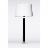 Lampa stołowa szklana Fjord Black/Biała 4Concept - Eleganckie oświetlenie