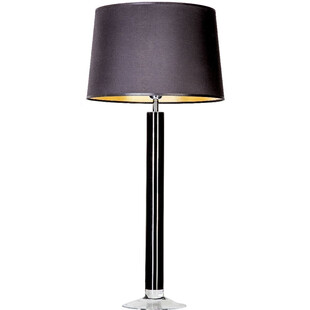 Lampa stołowa szklana Fjord Black | 4Concept - Eleganckie oświetlenie
