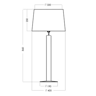 Lampa stołowa szklana Fjord Black | 4Concept - Eleganckie oświetlenie