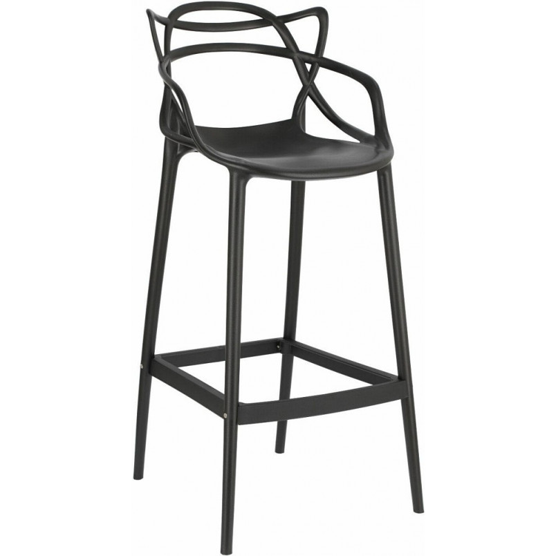 Krzesło barowe Lexi czarne | D2 Design - Komfort i styl