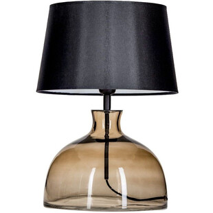 Lampa stołowa szklana Haga Taupe | 4Concept - Eleganckie oświetlenie