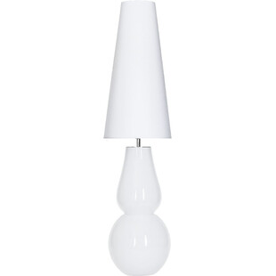 Lampa stołowa szklana Milano White Biała marki 4Concept