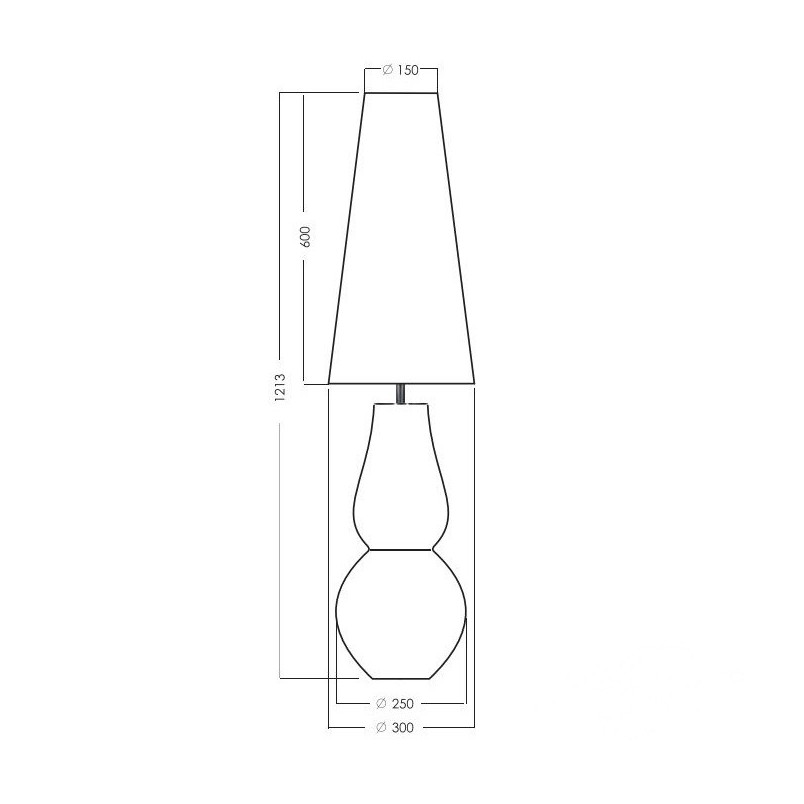 Lampa podłogowa biała Milano | 4Concept - Elegancki design