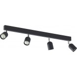 Reflektor 4-punktowy czarny Top IV | TK Lighting - Sklep Lamp