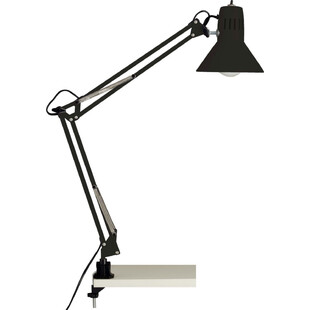 Lampa biurkowa z uchwytem Hobby Czarna marki Brilliant