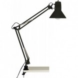 Lampa biurkowa Brilliant Hobby czarna - Styl Loft | Kup teraz!