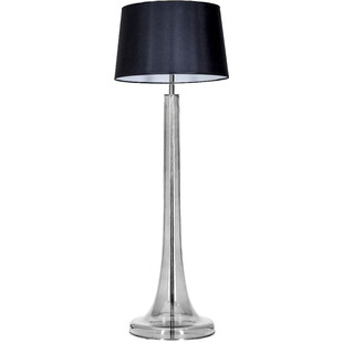 Lampa stołowa szklana Zürich Transparent Black Czarna marki 4Concept