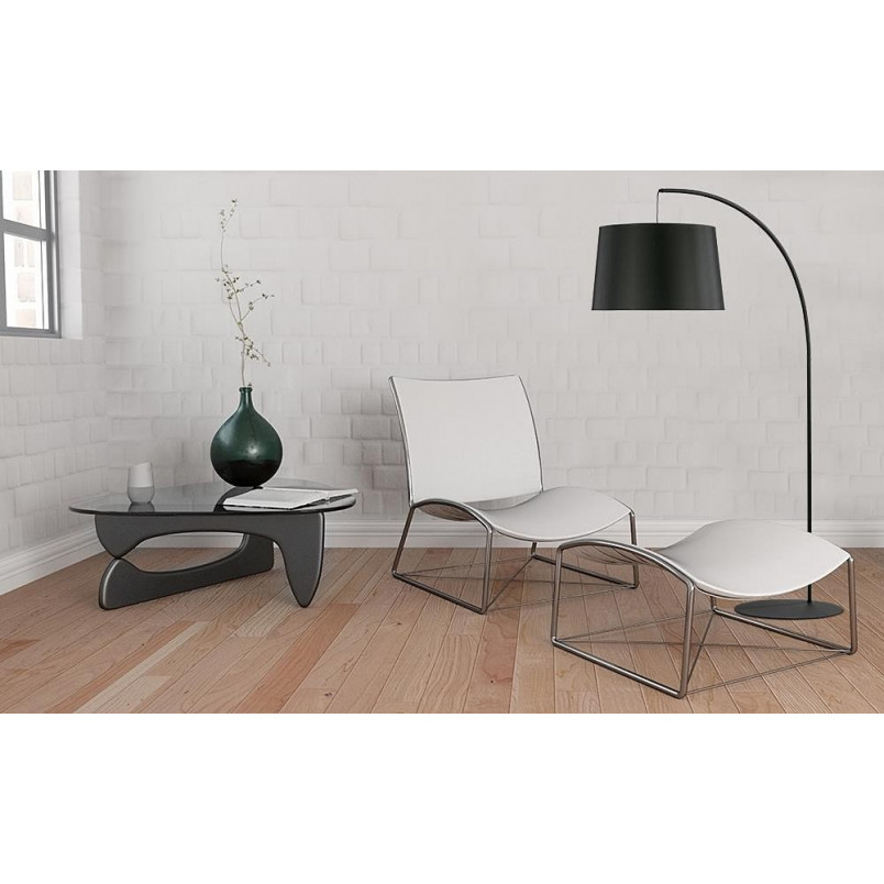 Lampa podłogowa łukowa Hang czarna | TK Lighting