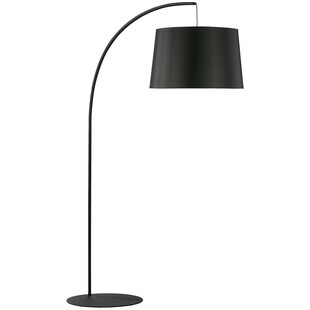 Lampa podłogowa łukowa z abażurem Hang czarna marki TK Lighting