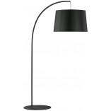 Lampa podłogowa łukowa Hang czarna | TK Lighting