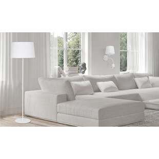 Kinkiet Maja LED biały z abażurem | TK Lighting