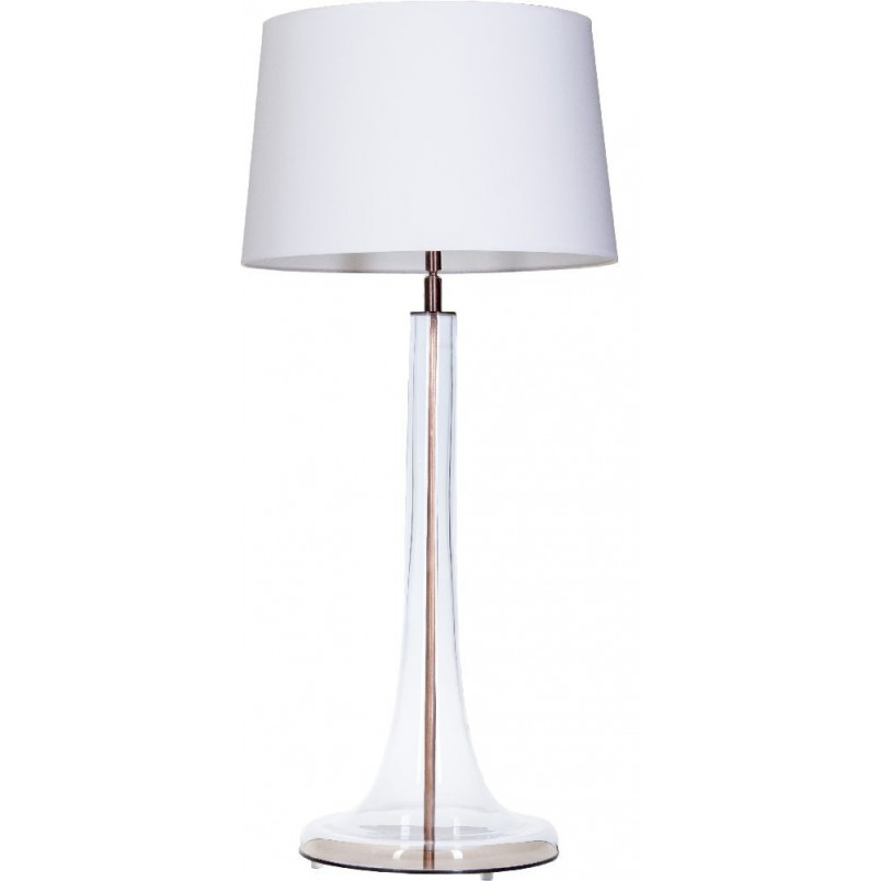Lampa stołowa szklana Lozanna biała | 4Concept - Kup teraz!