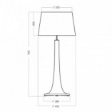 Lampa stołowa czarna Lozanna | 4Concept - Eleganckie oświetlenie