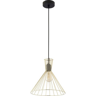 Złota lampa wisząca Sahara TK Lighting | E27