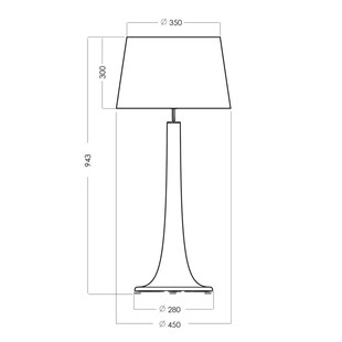 Lampa stołowa Lozanna | 4Concept - Elegancki design