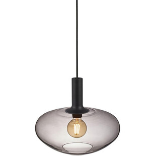 Lampa wisząca Alton czarna Nordlux | Szkło, E27, 35cm