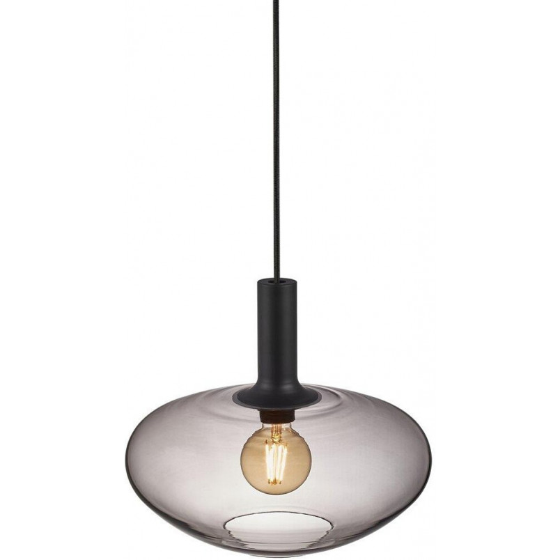 Lampa wisząca Alton czarna Nordlux | Szkło, E27, 35cm