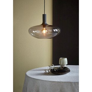 Lampa wisząca Alton czarna Nordlux | Szkło, E27, 35cm