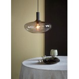 Lampa wisząca Alton czarna Nordlux | Szkło, E27, 35cm