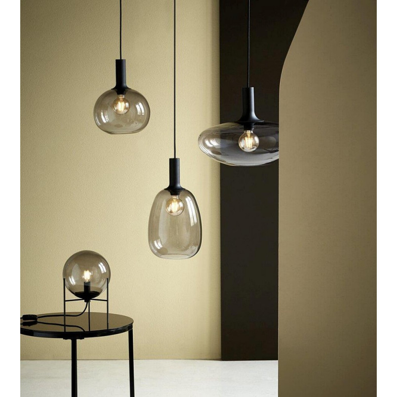Lampa wisząca Alton czarna Nordlux | Szkło, E27, 35cm