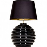 Lampa stołowa czarna Saint Tropez | 4Concept - Eleganckie oświetlenie