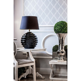 Lampa stołowa czarna Saint Tropez | 4Concept - Eleganckie oświetlenie