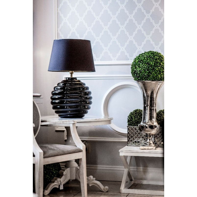 Lampa stołowa czarna Saint Tropez | 4Concept - Eleganckie oświetlenie