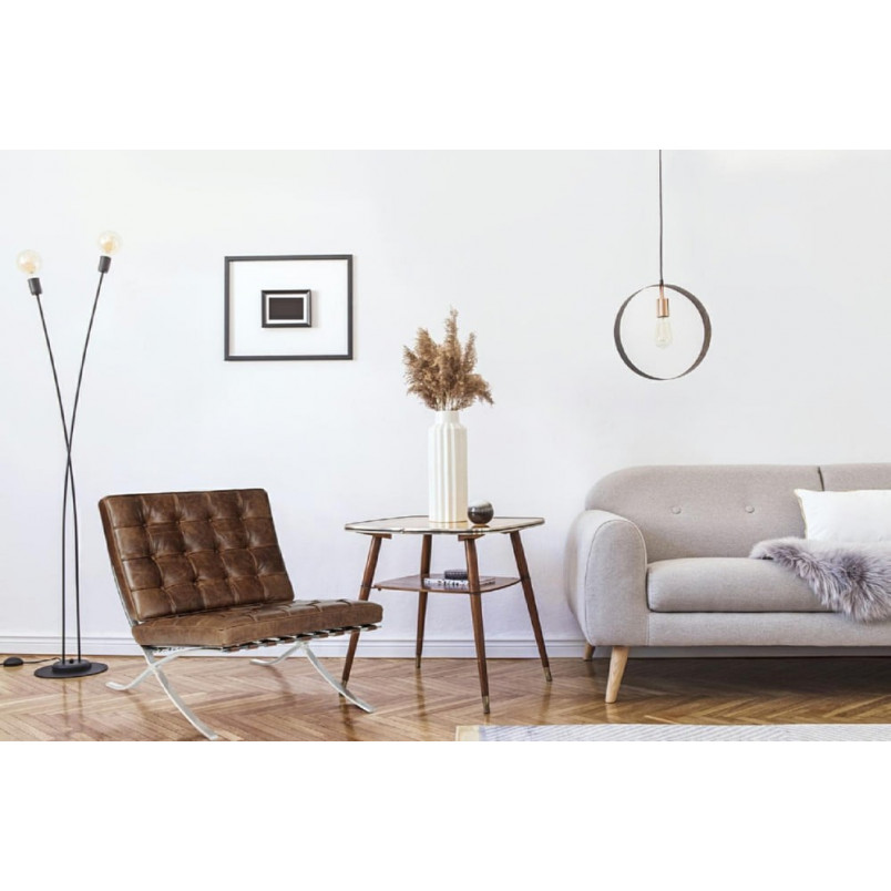 Fotel skórzany Barcelona Vintage | D2.Design - Brązowy