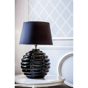 Lampa stołowa czarna Saint Tropez | 4Concept - Eleganckie oświetlenie