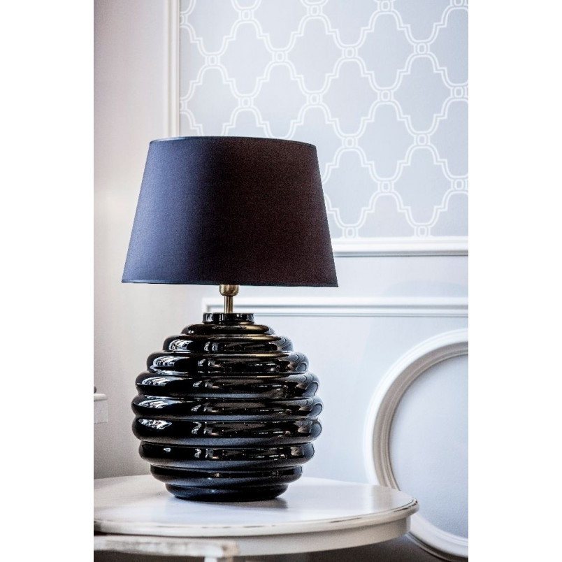 Lampa stołowa czarna Saint Tropez | 4Concept - Eleganckie oświetlenie