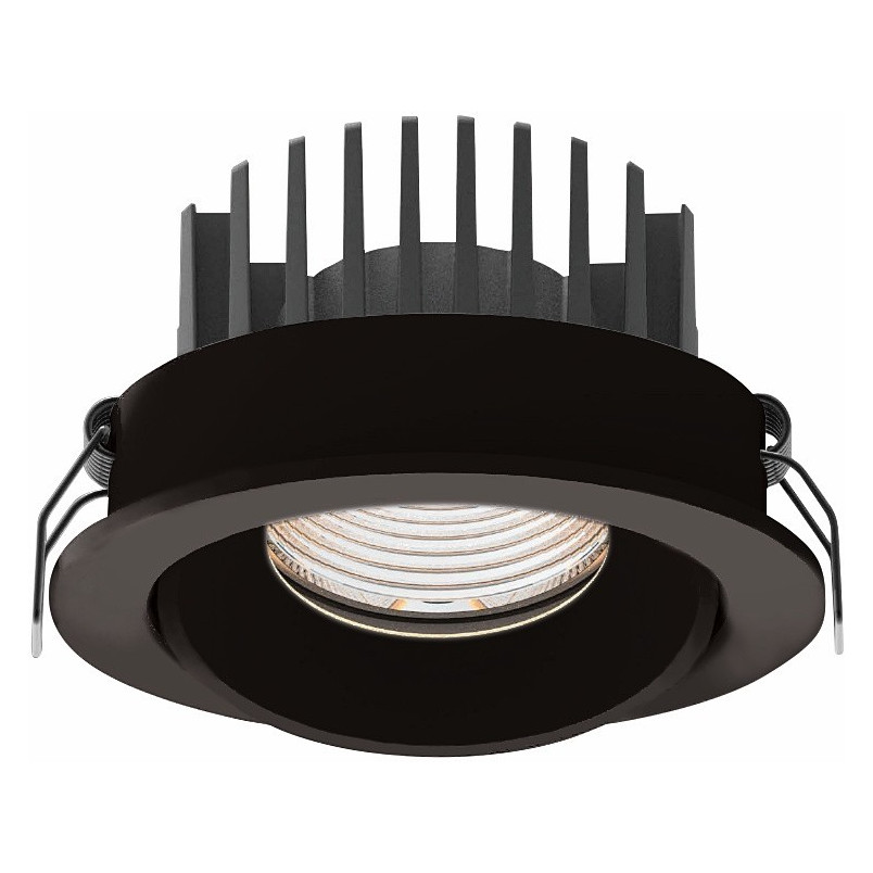 Oprawa łazienkowa Cyklop 9cm LED czarna MaxLight | Downlight IP65