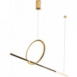 Lampa Wisząca Lozanna LED Złota | MaxLight - Elegancki Design