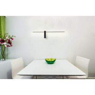 Kinkiet LED czarny MaxLight Sabre | Minimalistyczny design