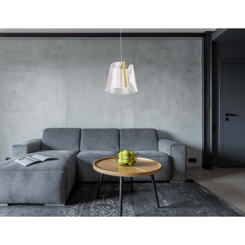 Lampa wisząca glamour Seda LED złota MaxLight - Odkryj elegancję!