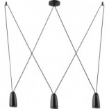 Lampa wisząca Sistema 80cm czarna - MaxLight | Minimalizm i styl