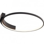Plafon LED Velvet 60cm Czarny MaxLight - Nowoczesne Oświetlenie