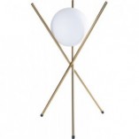 Lampa stołowa biało-złota Xena | MaxLight - Elegancki design