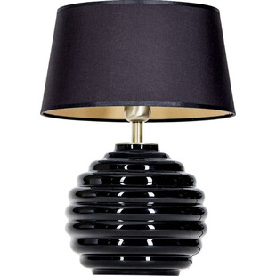 Lampa stołowa szklana Antibes Black 4Concept | Sklep
