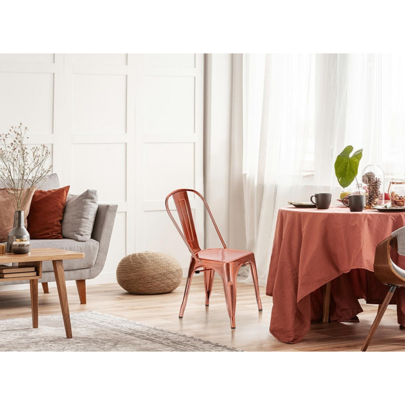 Krzesło Paris D2 Design - Miedziane, Designerskie | Kup Teraz