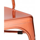 Krzesło Paris D2 Design - Miedziane, Designerskie | Kup Teraz