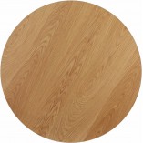 Stół okrągły industrialny Simplet Sottile 80cm - Drewno i Metal
