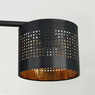 Lampa Wisząca Tago IV Czarno-Złota | TK Lighting