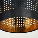 Lampa Wisząca Tago IV Czarno-Złota | TK Lighting