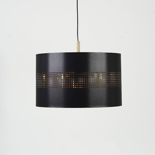 Lampa wisząca czarno-złota ażurowa Tago 50cm | TK Lighting