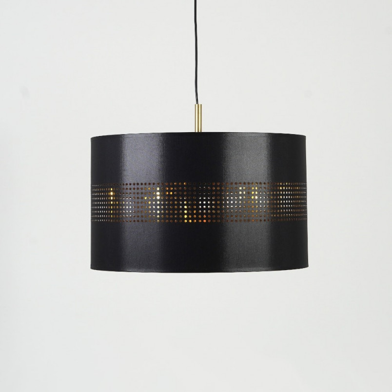 Lampa wisząca czarno-złota ażurowa Tago 50cm | TK Lighting