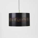 Lampa wisząca czarno-złota ażurowa Tago 50cm | TK Lighting